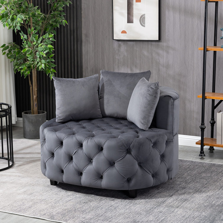 Sofa best sale barrel chair